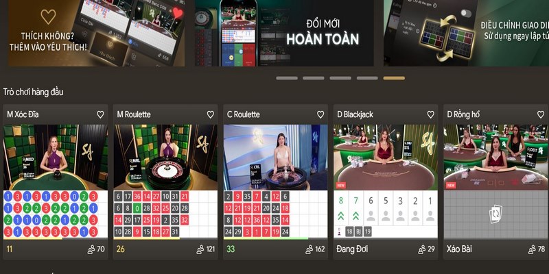 Đa dạng game bài hấp dẫn tham gia cùng casino Kubet